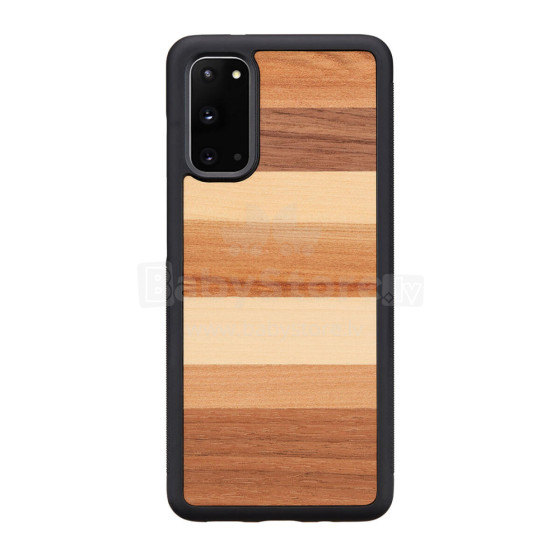 MAN&WOOD case for Galaxy S20 sabbia black