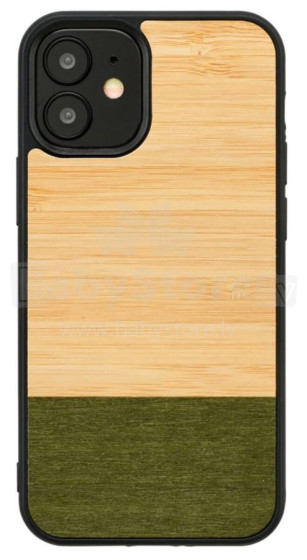 MAN&WOOD case for iPhone 12 mini bamboo forest black