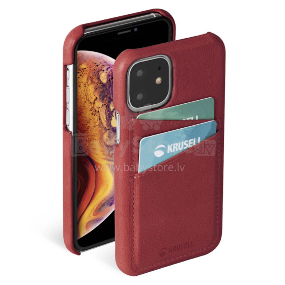 Krusell Sunne CardCover Apple iPhone 11 vintage red (61791)