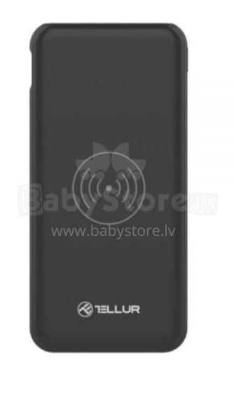 Tellur PBW102 Power Bank 10000mAh Qi wireless 18W black