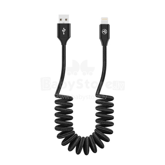 Tellur Data Cable Extendable USB to Lightning 3A 1.8m Black