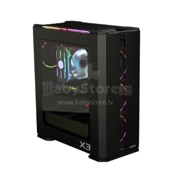 Zalman X3 BLACK ATX, ARGB fan x4, T/G