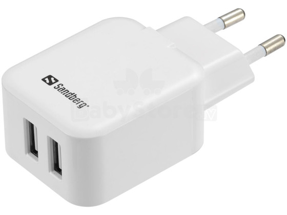 Sandberg 440-57 AC Charger Dual USB 2.4+1A EU