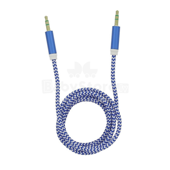 Tellur Basic Audio Cable aux 3.5mm Jack 1m Blue