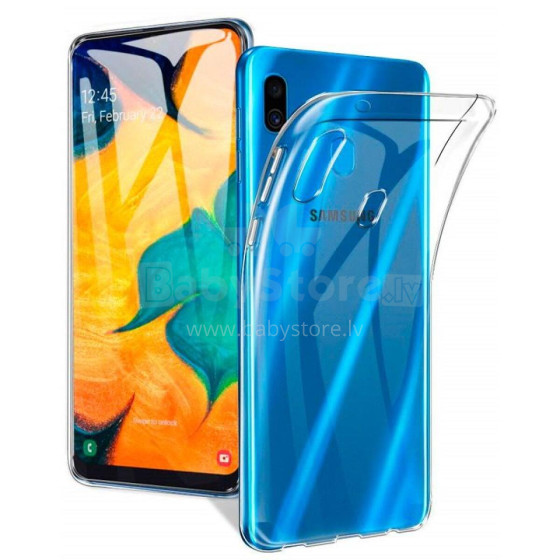 Samsung A20 Silicon Case Transparent