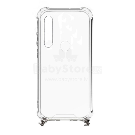 Xiaomi Redmi Note 8 / Redmi Note 8 2021 Silicone TPU Transparent with Necklace Strap Gold