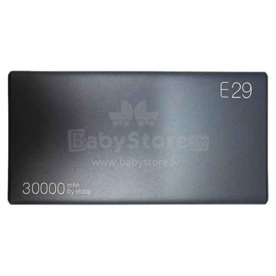 Eloop E29 Mobile Power Bank 30000mAh black