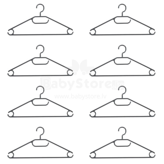 Beldray LA072684FEU7 Eco Recycled Hangers Black