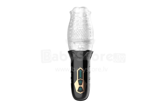 Erolab Tornado Male Masturbator Black/Transparent (MSTRB01b)