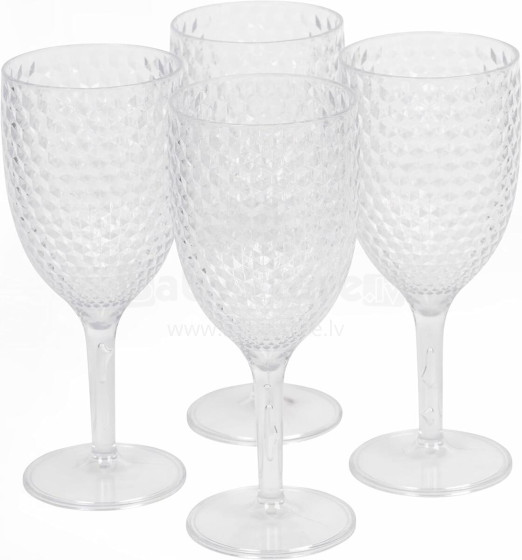 Cambridge CM07655EU7 Fete Diamond 4pcs wine glass set clear