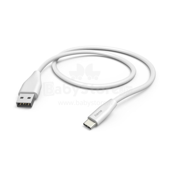 Hama 00201596 Charging Cable, USB-A - USB-C 1.5m white