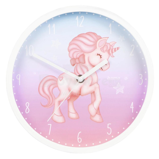 Hama 00186426 Child wall clock Magical Unicorn