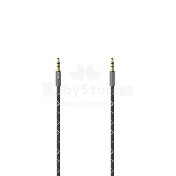 Hama 00205129 Audio Cable 0.75 m 3.5mm Black/Grey