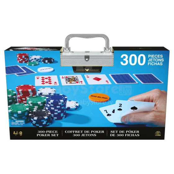 SPINMASTER GAMES galda spēle Poker,  6065367