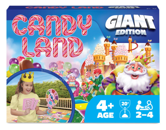 SPINMASTER GAMES galda spēle Giant Candyland, 6063157