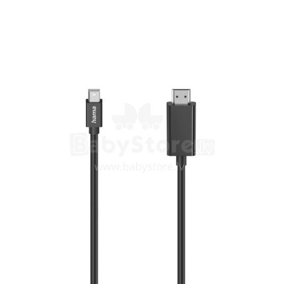 Hama 00200711 Video Cable, Mini-DI Plug - HDMI Plug, Ultra-HD 4K, 1.5m