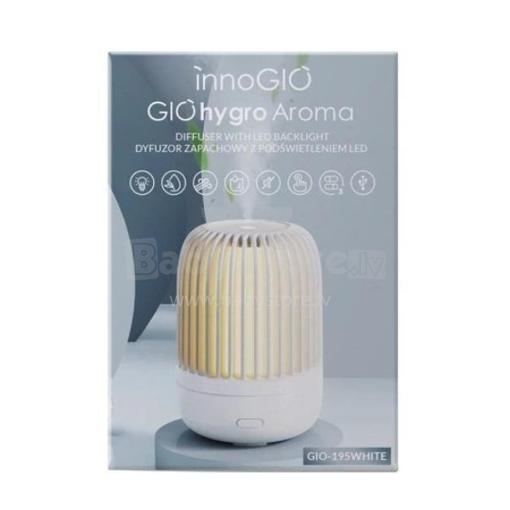 1613 AROMA LED DIFFUSER GIO-195 WHITE