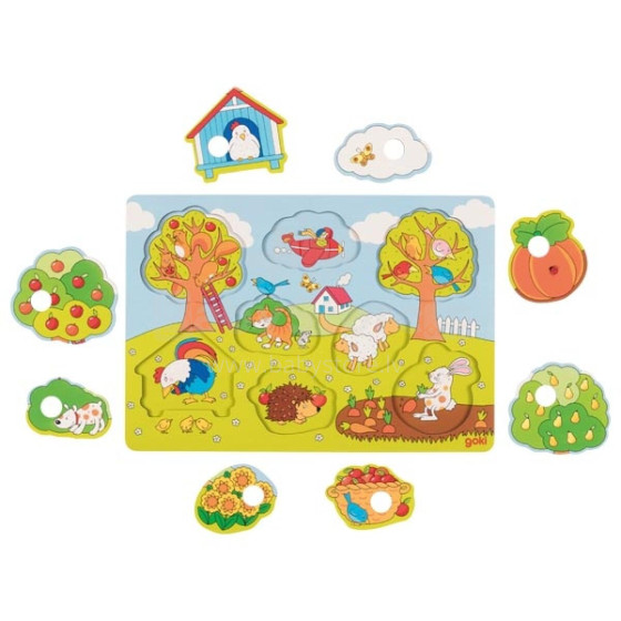 GOKI Art.57473 Garden Background puzzle