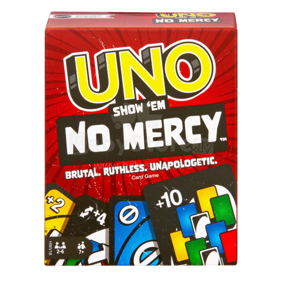 Mattel UNO Art.HWV18 No mercy kāršu spēle