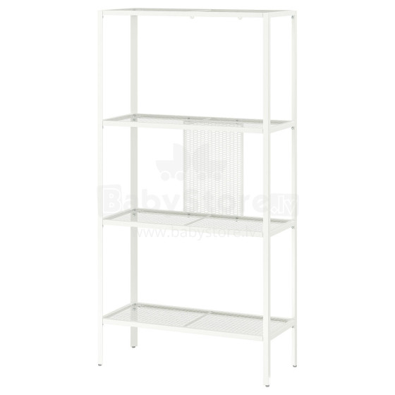 IKEA BAGGEBO Art.50481172 White metalinė lentyna 60x25x116cm