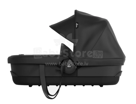 Mima Zigi Art.A321114-01 All Black Carrycot for stroller