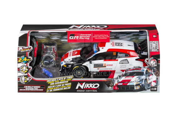 NIKKO RC automobilis Toyota Gazoo Racing #69 Rovanpera, 1:16