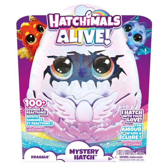 HATCHIMALS Interaktyvus žaislas HATCHIMALS „Alive Draggle“