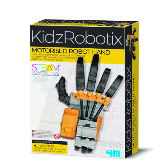 4M KidzRobotix DIY set Motorised Robot Hand