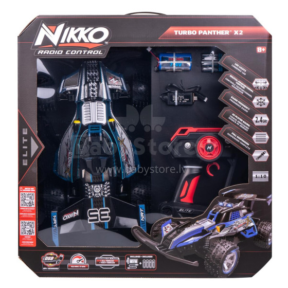 NIKKO Turbo Panther X2, машинка на радиоуправлении, масштаб 1:10