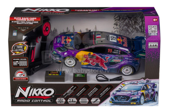 NIKKO RC automobilis M-Sport Ford Puma #19 Loeb, 1:14