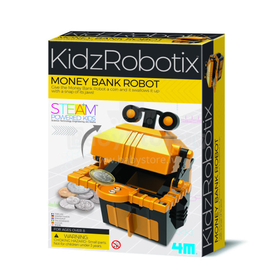 4M KidzRobotix DIY komplekts Krājkasītes robots