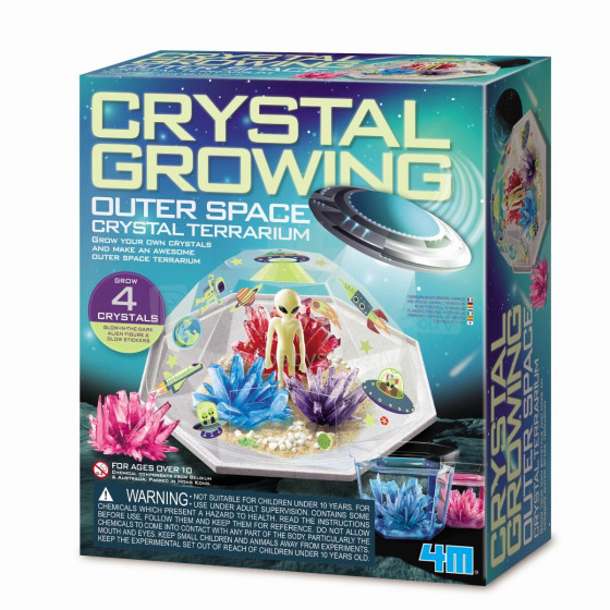 4M Crystal Growing DIY set Outer Space Crystal Terrarium