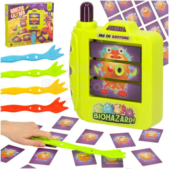 Ikonka Art.KX3619 Catch the monsters creative board game for perceptiveness