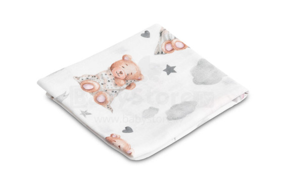 MUSLIN SWADDLE BLANKET 70X80 CM SLEEPY BEAR