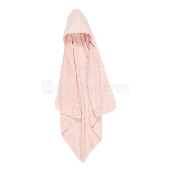 Little Dutch Hooded Towel  Art. TE50652005 Pure Soft Pink Bērnu Dvielis ar kapuci 75x75 cm