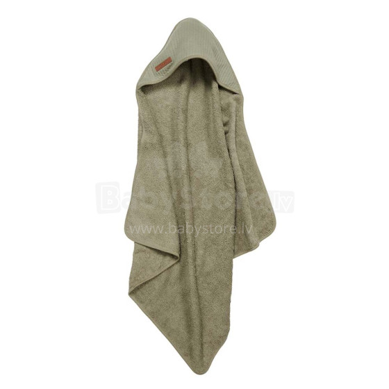 Little Dutch Hooded Towel  Art.TE50630111 Pure Olive  Vaikiškas rankšluostis su gobtuvu 75x75 cm