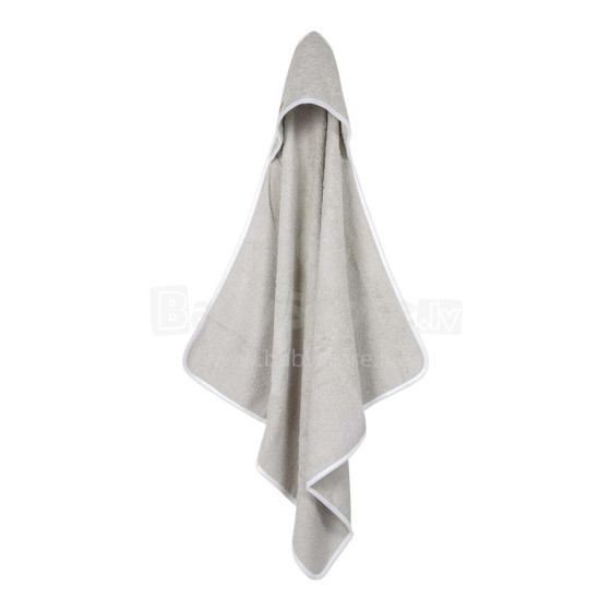 Little Dutch Hooded Towel  Art.TE50630130 Pure Grey   Vaikiškas rankšluostis su gobtuvu 75x75 cm