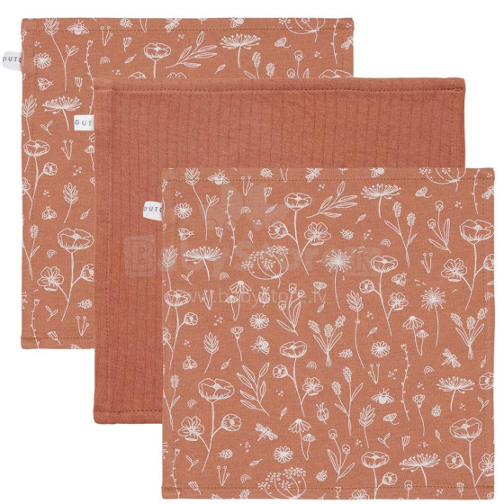 Little Dutch Facecloths Art.TE50721061 Pure Rust