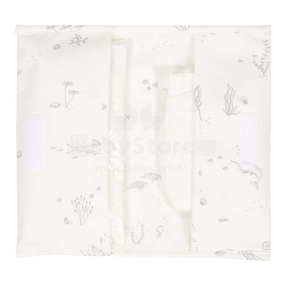 Little Dutch Nappy Pouch Art.TE40120690 Ocean White Сумка для хранения памперсов