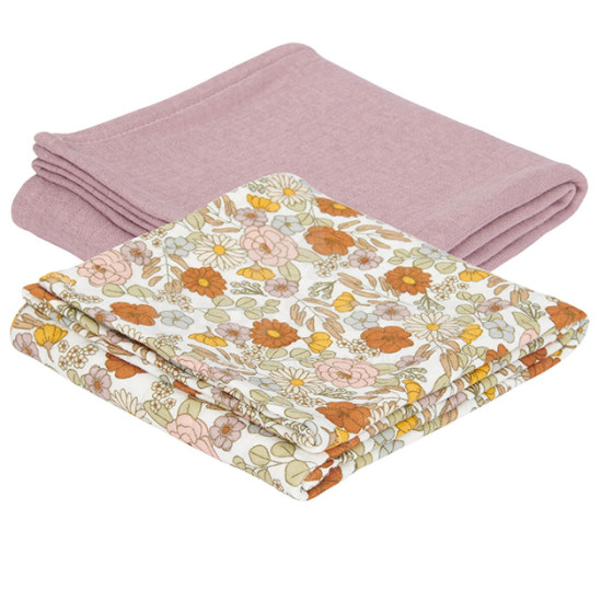 Little Dutch Muslin Swaddles Art.TE50302001 Pure Mauve  (70x70 cm)