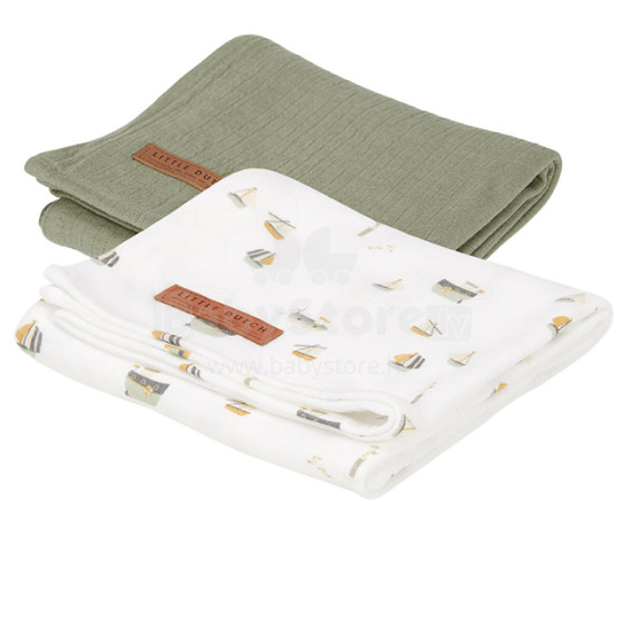 Little Dutch Muslin Swaddles Art.TE50321691 Sailors Bay (70x70 cm)