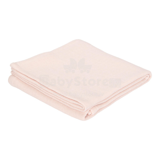 Little Dutch Muslin Swaddles Art.TE50452005 Pure Soft Pink Augstākās kvalitātes muslina ietināšanas autiņš no bambusa, 1 gb. (120x120 cm)