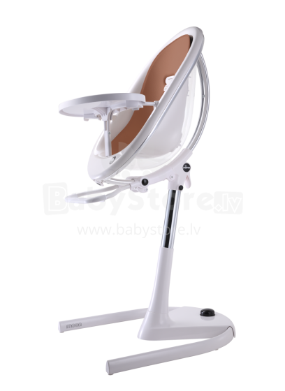 Mima Moon Art.H104RH-CL-W-SH101-CM White/Camel Baby hight chair with seat pad 2in1