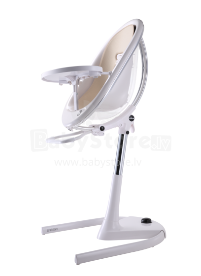 Mima Moon Art.H104RH-CL-W-SH101-CP White/Champagne Baby hight chair 2in1