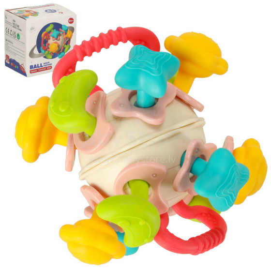 Ikonka Art.KX3607 Montessori sensory teether toy for babies