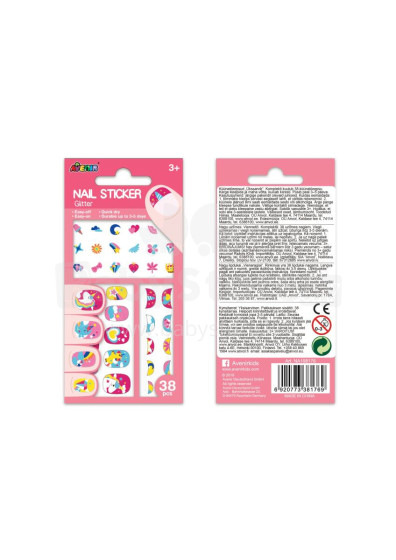 AVENIR Nail stickers Unicorn