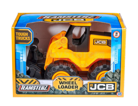 TEAMSTERZ JCB погрузчик с 10-дюймовыми колёсами, 28cm