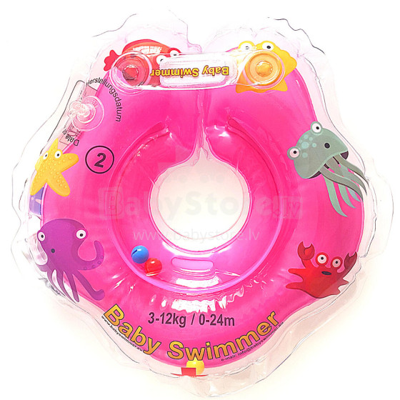 Baby Swimmer Inflatable neck ring for bathing newborns