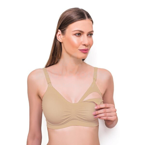 Babyono the bra for nursing mothers E70-75, beige 506/18