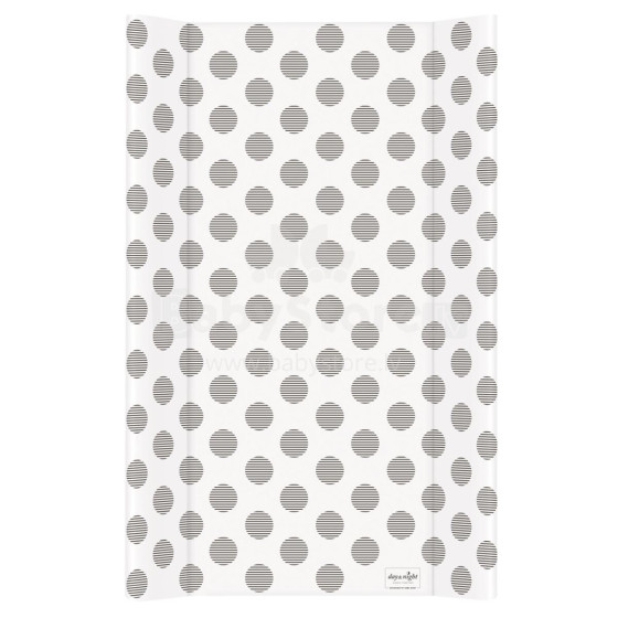 Hard changing mat short (80) Day & Night Polka Dots